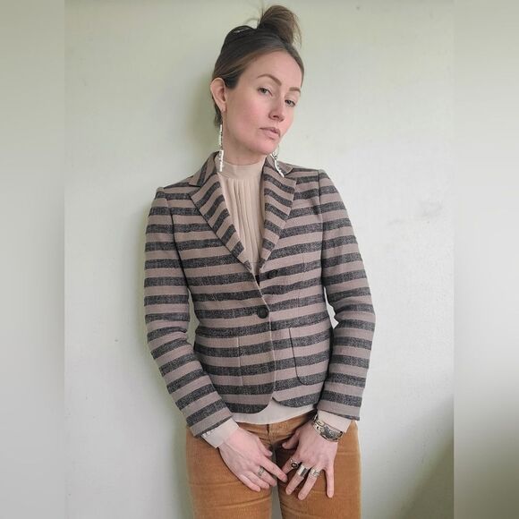 The Jigsaw Textured Cotton Linen Blazer XS - Picture 8 of 14